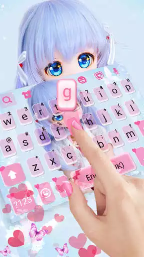 Play Lovely Pastel Doll Keyboard Background as an online game Lovely Pastel Doll Keyboard Background with UptoPlay