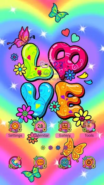 Play Lovely Peace Heart - Wallpaper  and enjoy Lovely Peace Heart - Wallpaper with UptoPlay