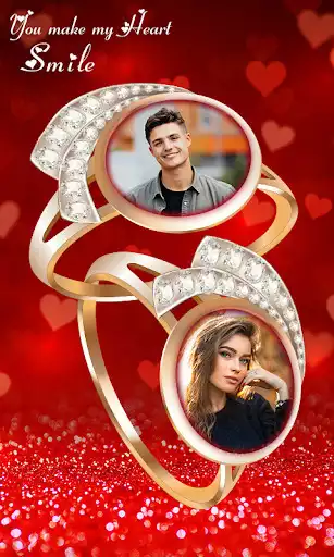 Play Lovely Ring Photo Frames as an online game Lovely Ring Photo Frames with UptoPlay