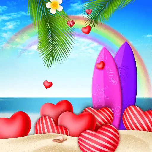 Play Lovely Summer Emoji- Wallpaper APK