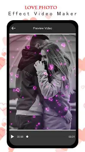 Play Love Photo Effect Video Maker as an online game Love Photo Effect Video Maker with UptoPlay