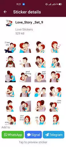 Play Love Romantic Stickers For Whatsapp - WAStickerApp  and enjoy Love Romantic Stickers For Whatsapp - WAStickerApp with UptoPlay