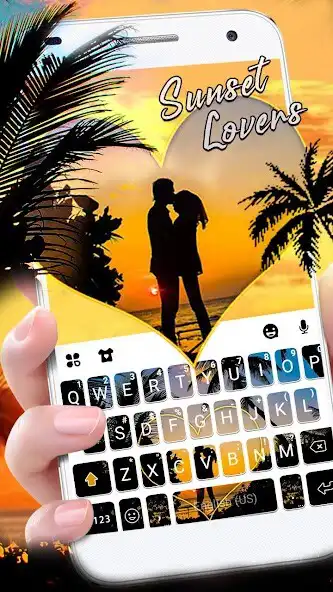 Play Lovers at Sunset Beach Keyboard Theme  and enjoy Lovers at Sunset Beach Keyboard Theme with UptoPlay