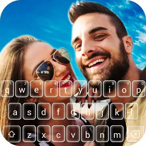 Free play online Lovers Photo Keyboard Theme  APK