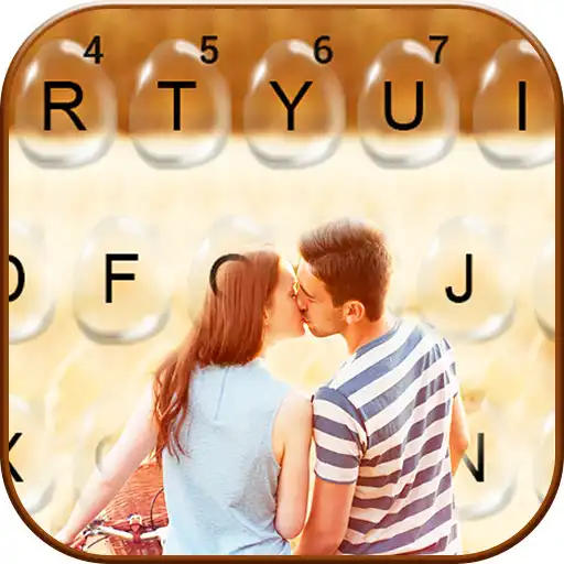 Play Lovers Water Drop Keyboard Theme APK