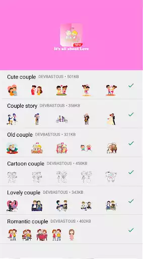 Play Love Sticker as an online game Love Sticker with UptoPlay