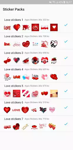 Play Love Stickers  and enjoy Love Stickers with UptoPlay