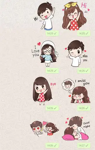 Play Love Story Stickers Romantic as an online game Love Story Stickers Romantic with UptoPlay