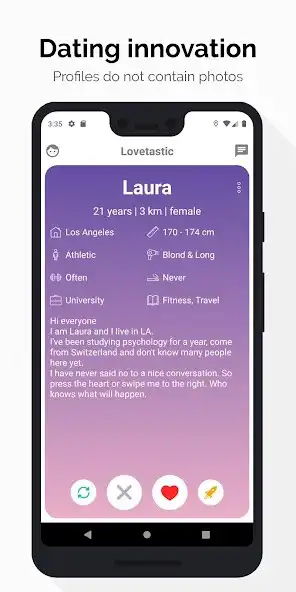 Play Lovetastic: Pictureless Dating  and enjoy Lovetastic: Pictureless Dating with UptoPlay