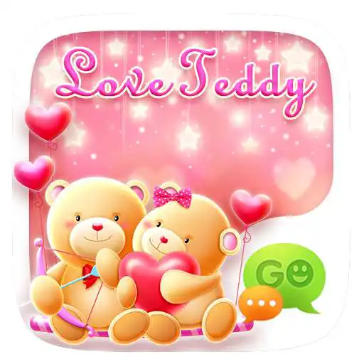 Free play online Love Teddy. Theme for GO SMS Pro  APK