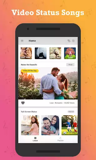 Play Love Video Status  and enjoy Love Video Status with UptoPlay