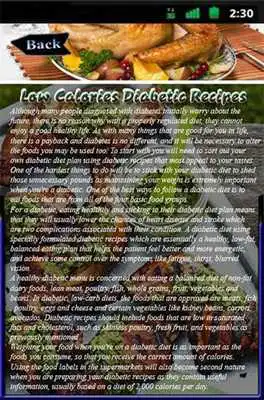 Play Low Calories Diabetic Recipes