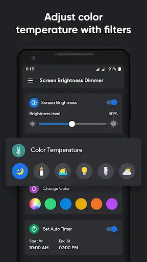 Play Lower Screen Brightness Dimmer - Night Filter as an online game Lower Screen Brightness Dimmer - Night Filter with UptoPlay