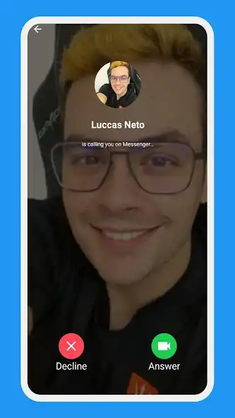 Play Luccas Neto Call Simulator as an online game Luccas Neto Call Simulator with UptoPlay