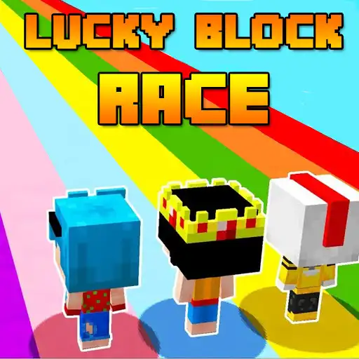 Play Lucky Block Race Map for mcpe APK