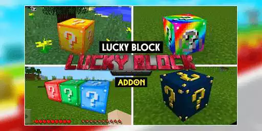 Play Lucky Block Race Map for mcpe as an online game Lucky Block Race Map for mcpe with UptoPlay