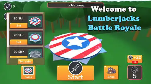 Play Lumberjacks Brawl: Hyper casual battle royale game  and enjoy Lumberjacks Brawl: Hyper casual battle royale game with UptoPlay