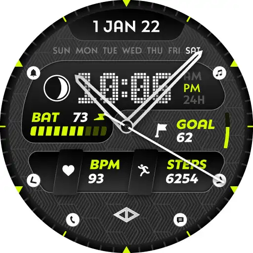 Play Luminous: Hybrid Watch Face APK