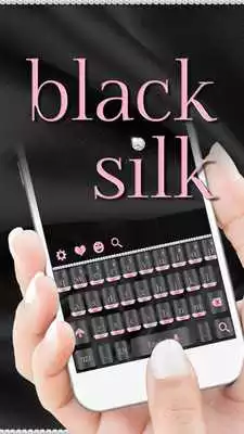 Play Luxury Black Silk Keyboard Theme