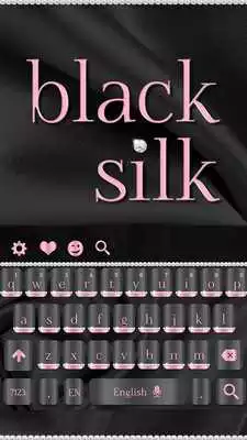 Play Luxury Black Silk Keyboard Theme