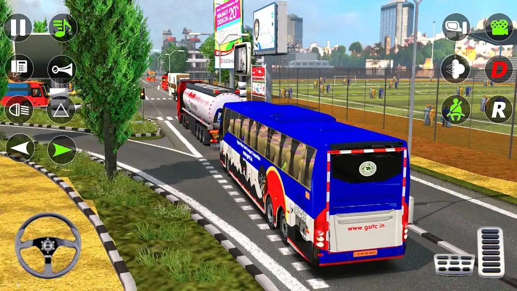 Play Luxury Coach Bus Simulator 3D as an online game Luxury Coach Bus Simulator 3D with UptoPlay