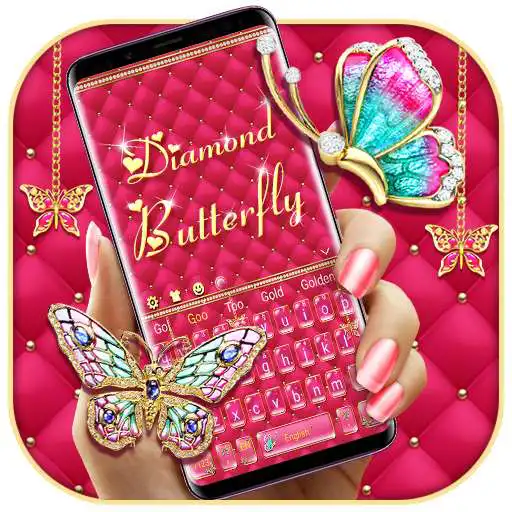 Play Luxury Diamond Butterfly Keyboard APK