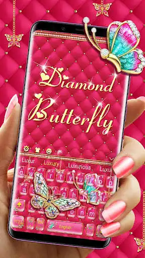 Play Luxury Diamond Butterfly Keyboard  and enjoy Luxury Diamond Butterfly Keyboard with UptoPlay