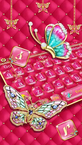 Play Luxury Diamond Butterfly Keyboard as an online game Luxury Diamond Butterfly Keyboard with UptoPlay