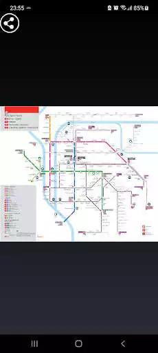 Lyon Metro Tram Map online game with UptoPlay