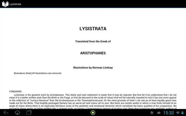 Play Lysistrata