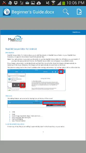 Play MaaS360 Secure Viewer as an online game MaaS360 Secure Viewer with UptoPlay