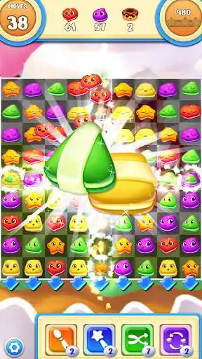 Play Macaron Pop : Sweet Match 3 as an online game Macaron Pop : Sweet Match 3 with UptoPlay