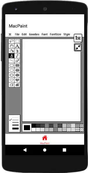 Play MacPaint  and enjoy MacPaint with UptoPlay