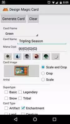 Play Magic Card Designer