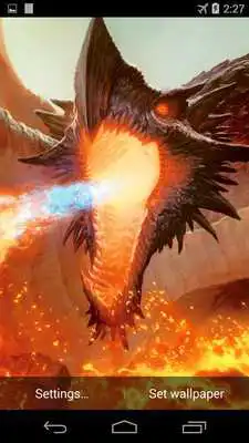 Play Magic Dragon Live Wallpaper