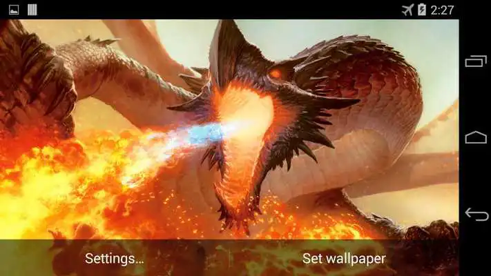 Play Magic Dragon Live Wallpaper