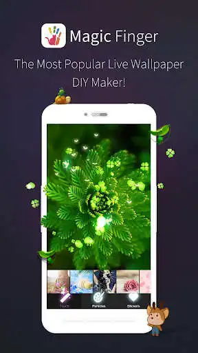 Play MagicFinger-Live Wallpaper DIY  and enjoy MagicFinger-Live Wallpaper DIY with UptoPlay