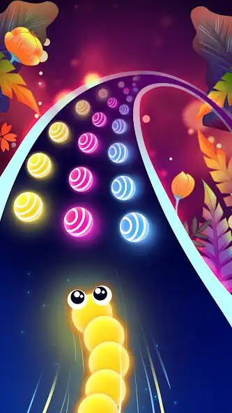 Play Magic Snake: Dancing Ball Road as an online game Magic Snake: Dancing Ball Road with UptoPlay