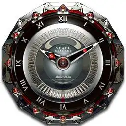 Free play online MAGNOLIA Analog Clock Widget  APK