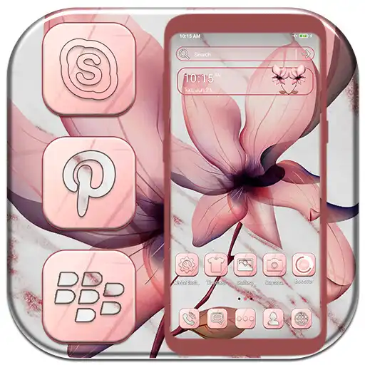 Play Magnolia Flower Theme Launcher APK