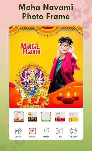 Play Maha Navami Photo Frame as an online game Maha Navami Photo Frame with UptoPlay