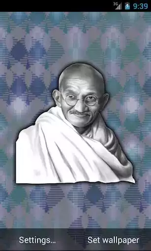 Play Mahatma Gandhi Live Wallpaper