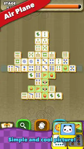 Play Mahjong Connect - Hidden Pictures as an online game Mahjong Connect - Hidden Pictures with UptoPlay