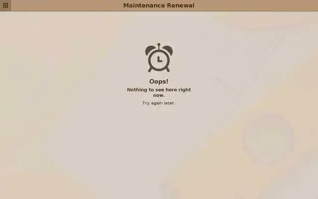 Play Maintenance Renewal