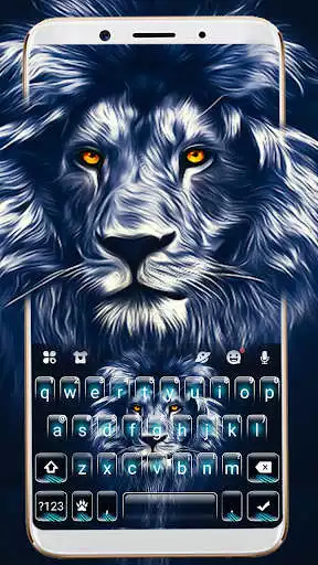 Play Majestic Lion Keyboard Theme  and enjoy Majestic Lion Keyboard Theme with UptoPlay