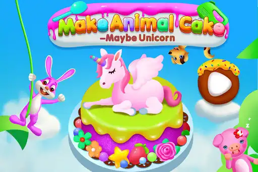 Play Make Animal Cake - Maybe Unicorn  and enjoy Make Animal Cake - Maybe Unicorn with UptoPlay