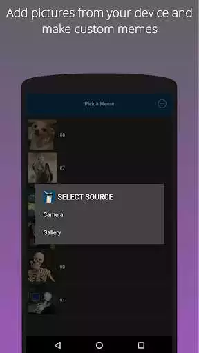 Play Make memes with your photos - Meme Generator  and enjoy Make memes with your photos - Meme Generator with UptoPlay
