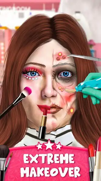 Play Makeover Salon ASMR Makeup as an online game Makeover Salon ASMR Makeup with UptoPlay