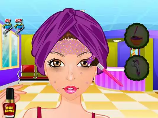 Play Make up spa girls games