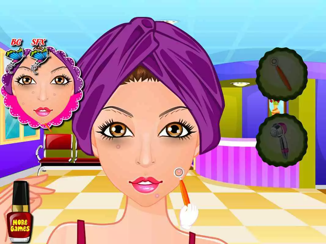 Play Make up spa girls games